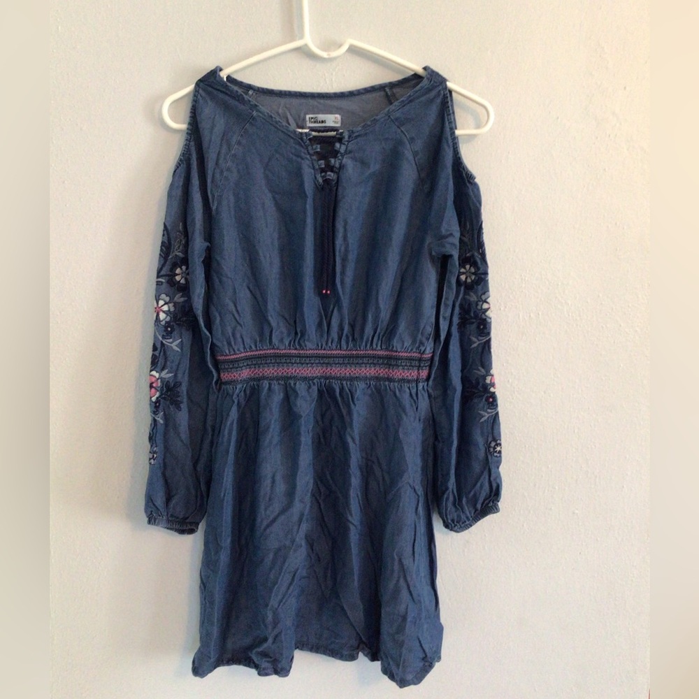 Epic Threads Juniors Blue Jean Midi Dress. Size XL Juniors.